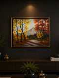 Autumn Mountain Landscape – Original Oil Painting on Canvas