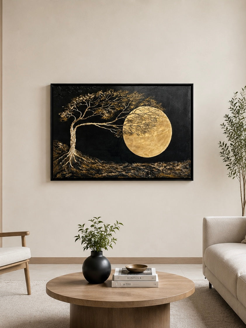Tree of Life – Golden Moon Painting