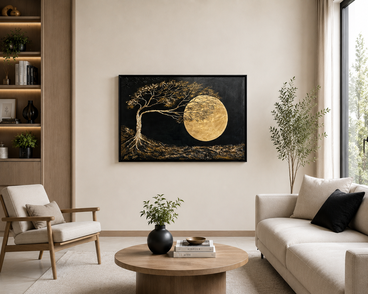 Tree of Life – Golden Moon Painting