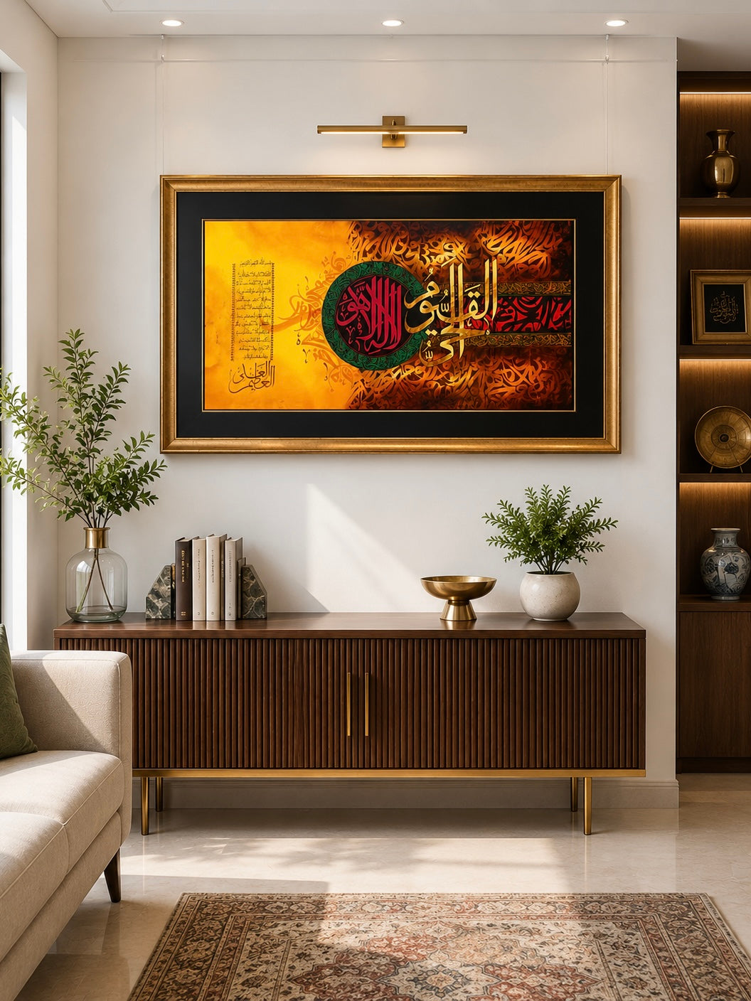 Ayat ul kursi Mix Calligraphy Style