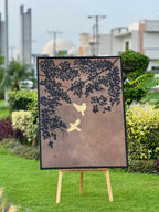 Textured Botanical Wall Art by Zirwa Mazhar