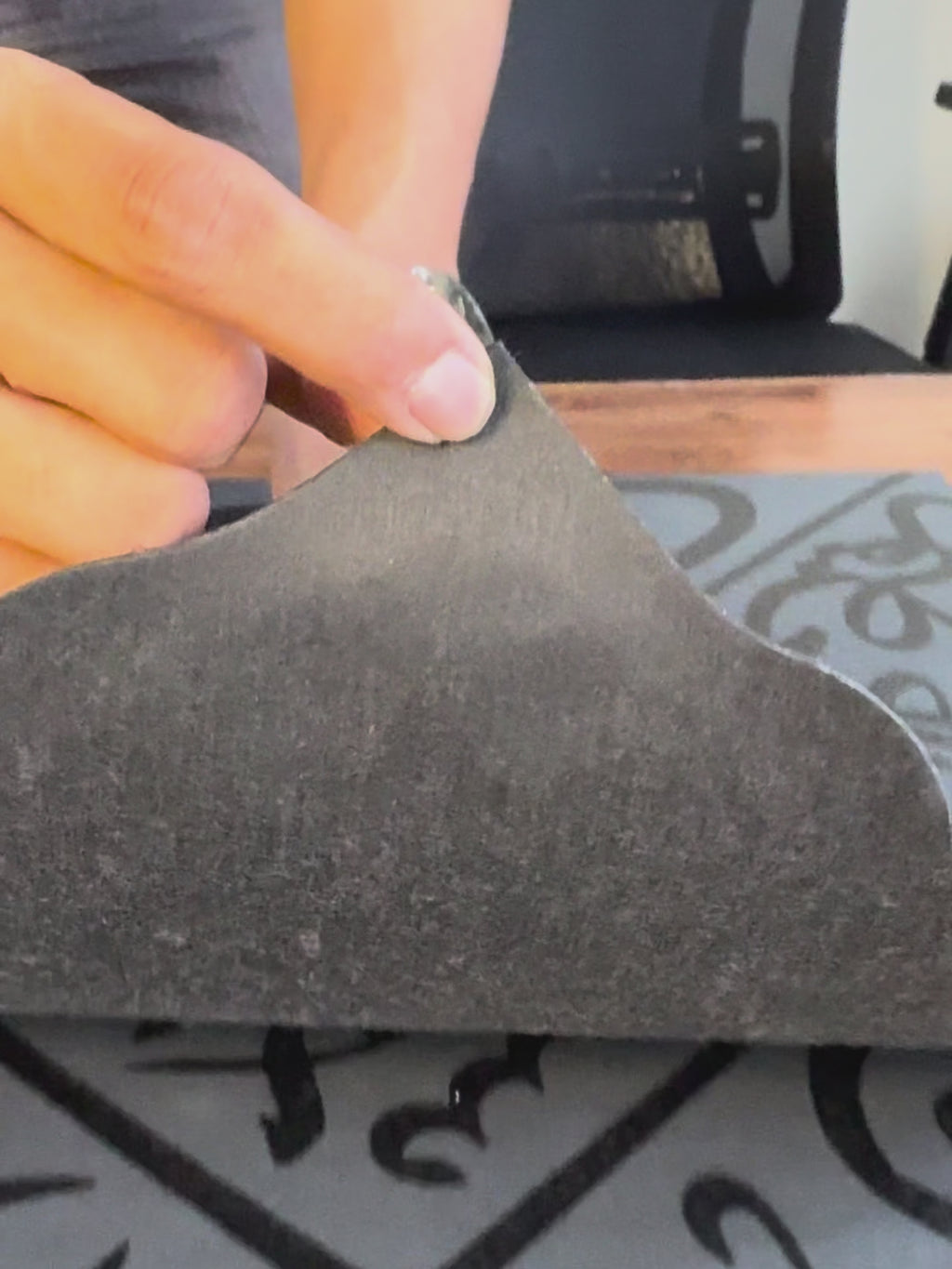 Qiswa-Inspired Kaaba Calligraphy — Handmade Wall Art